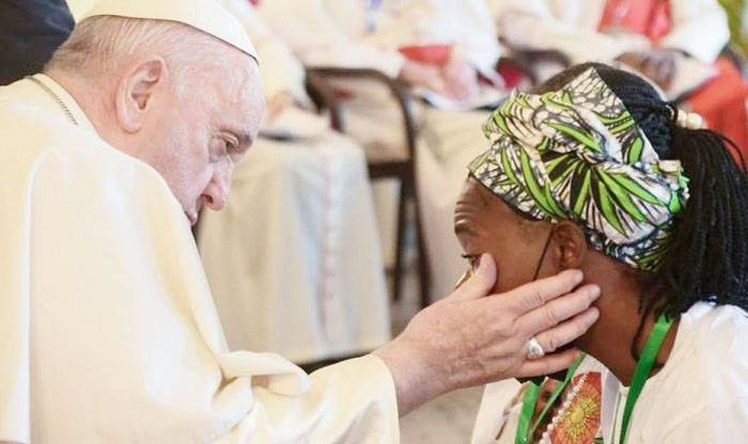 �SSólo el perdón abre la puerta del mañana⬝, dijo el Papa   a víctimas de la violencia