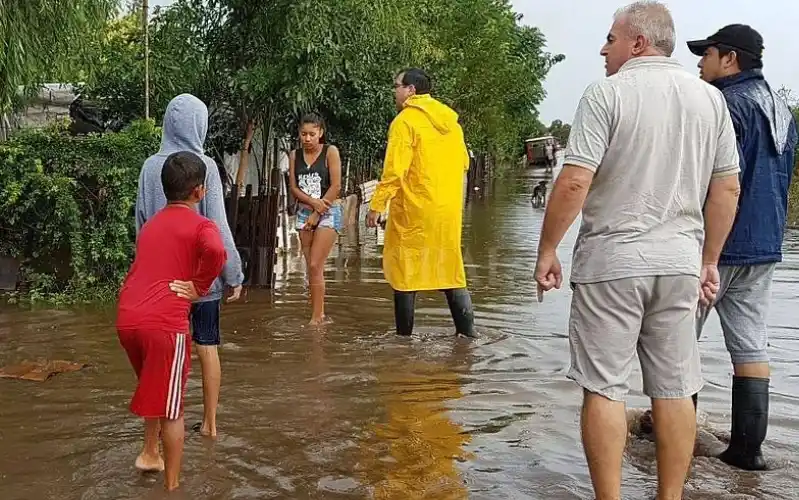 Reconquista: llovieron más de 200 mm y se inundó la ciudad