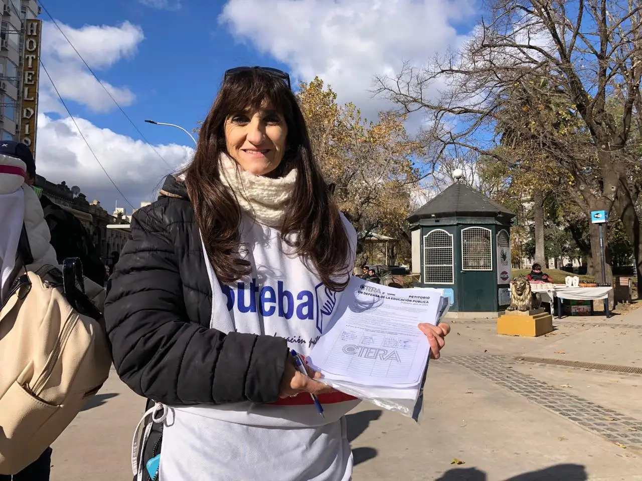 "La verdad que la Provincia de Buenos Aires, a contrapelo de lo que viene sucediendo a nivel nacional, sigue respetando nuestras paritarias", sostuvo Sinópoli.