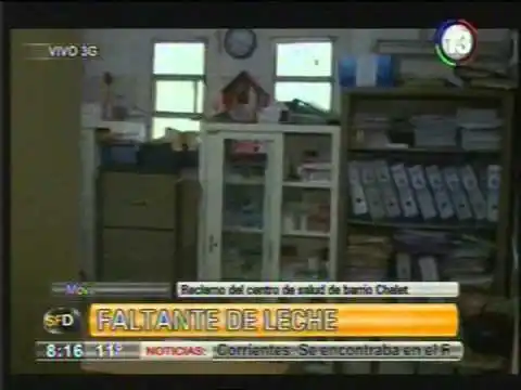 Reclaman faltante de leche en el centro de salud de barrio Chalet