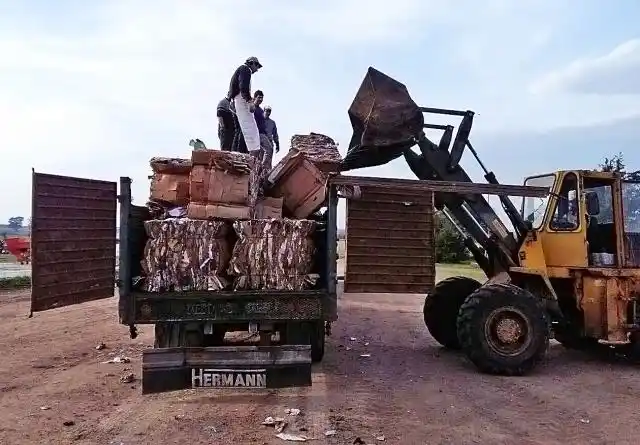 Se realizó carga de 30.000 kg. de material recuperado
