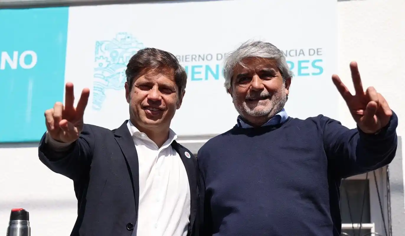 Axel Kicillf y Walter Correa.