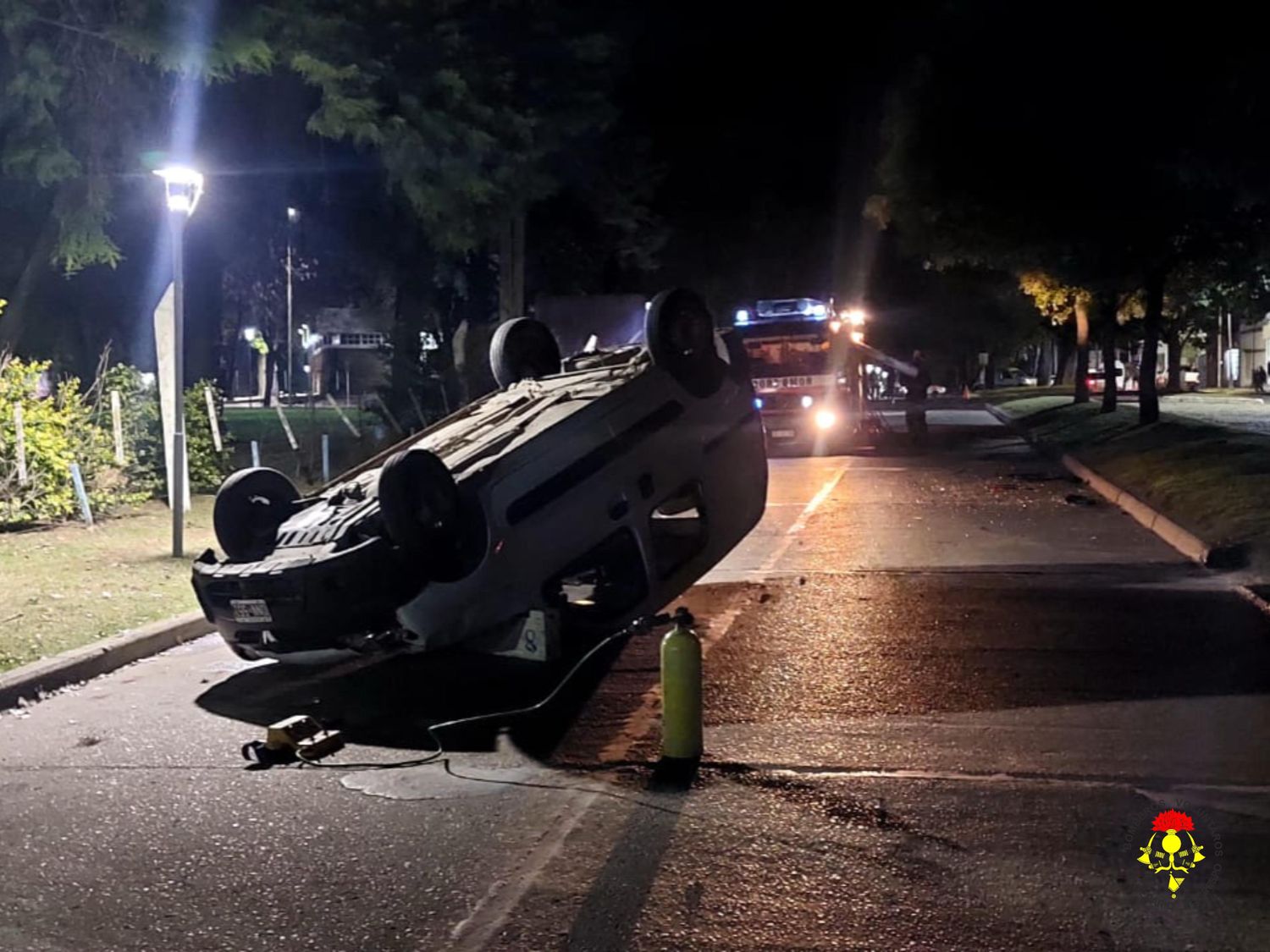Siniestro vial en Crespo
