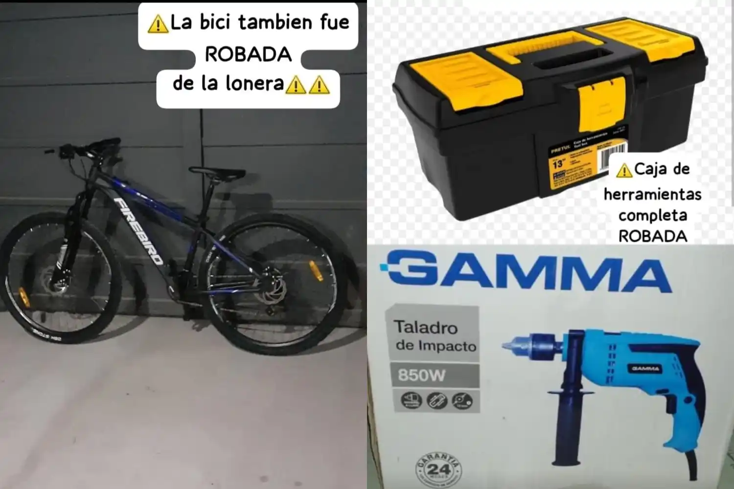 elementos robados lonera sampedrina