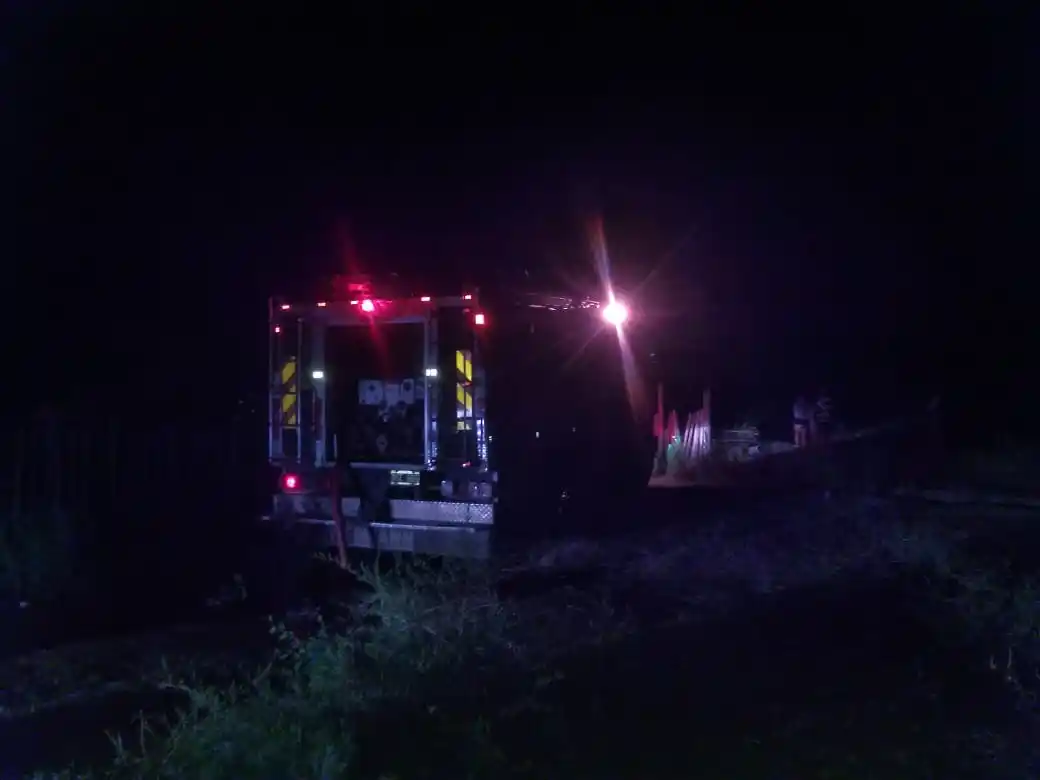 Incendio en el barrio Sudamérica: las pérdidas fueron totales