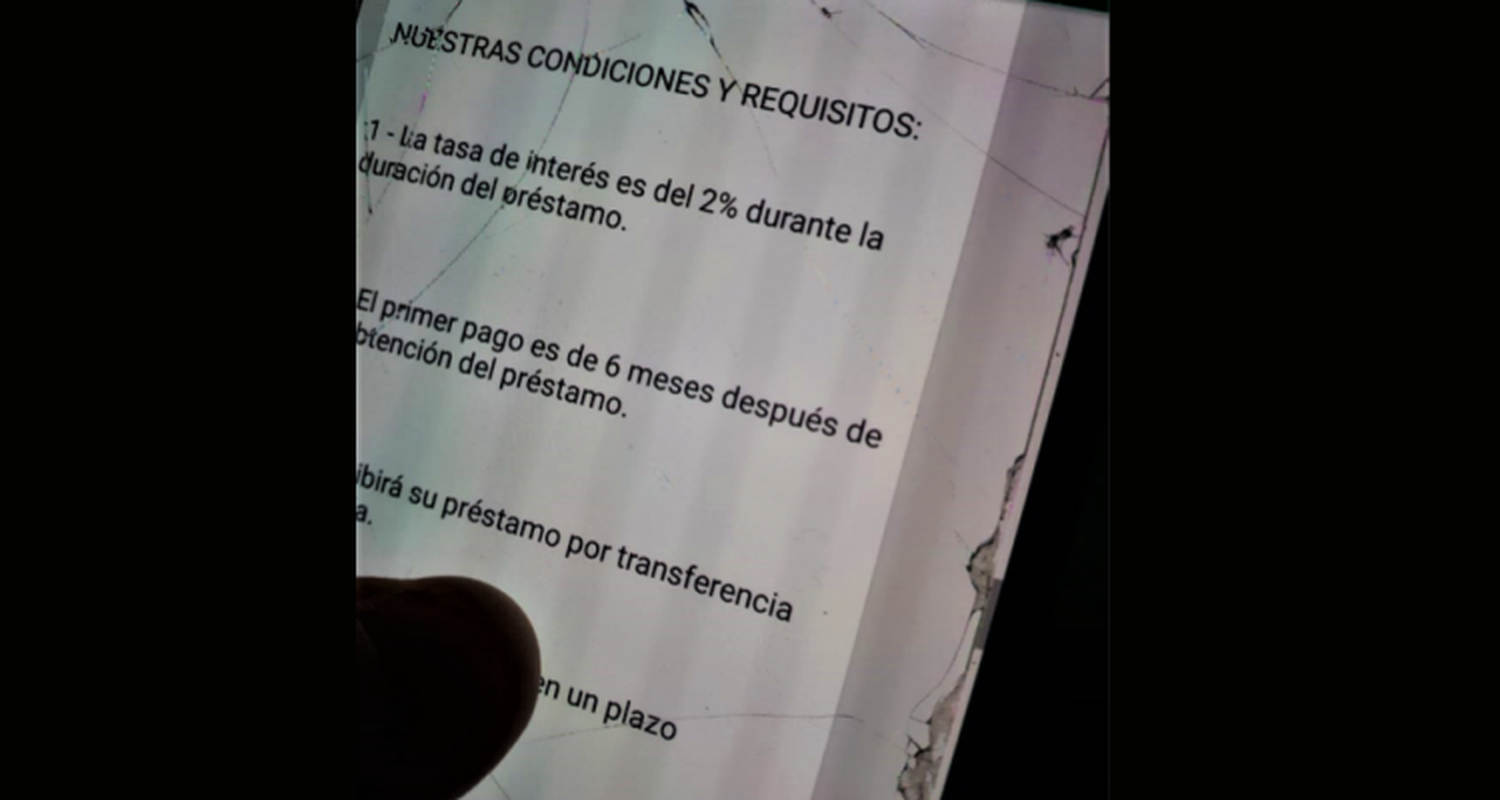 Advierten por intento de estafa con préstamos que se ofrecen por WhatsApp