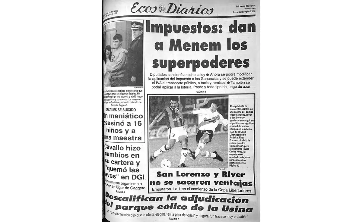 Jueves 14 de marzo de 1996