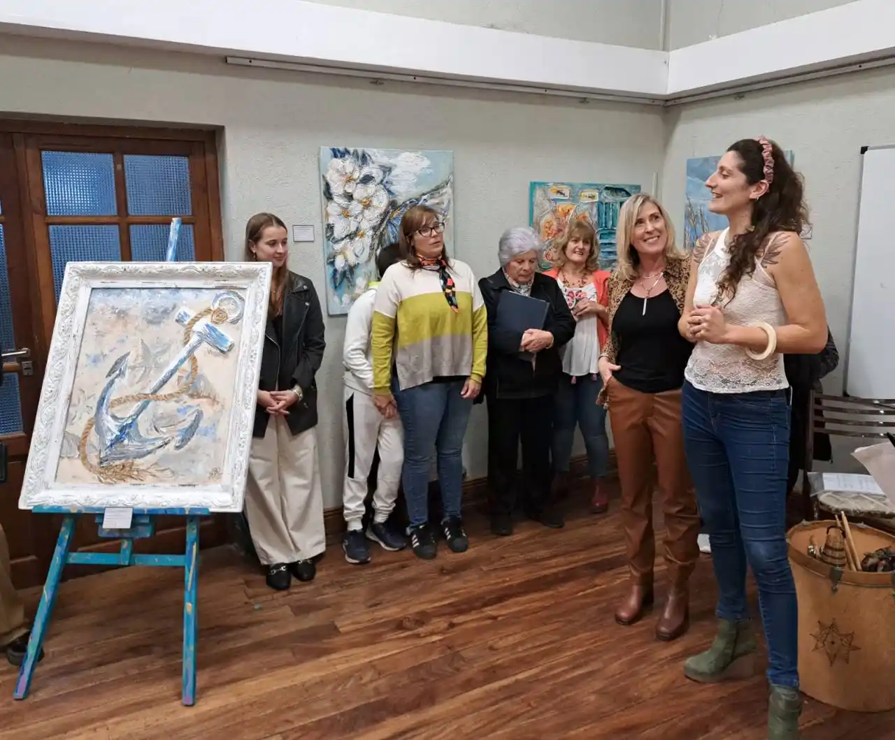 Muestra de arte en Villa Cañás.