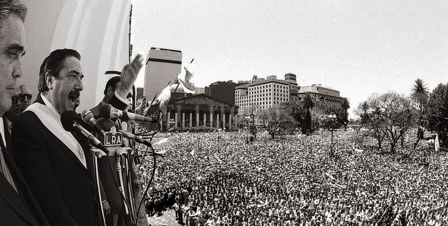 Raúl Ricardo Alfonsín, presidente de Argentina entre 1983 y 1989.