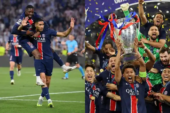PSG destrozó al Inter y se consagró campeón de la Champions League