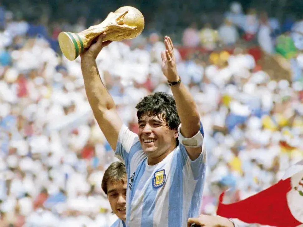 Martín Sánchez y su historia festejando el Mundial 86 en el vestuario de la Selección Argentina
