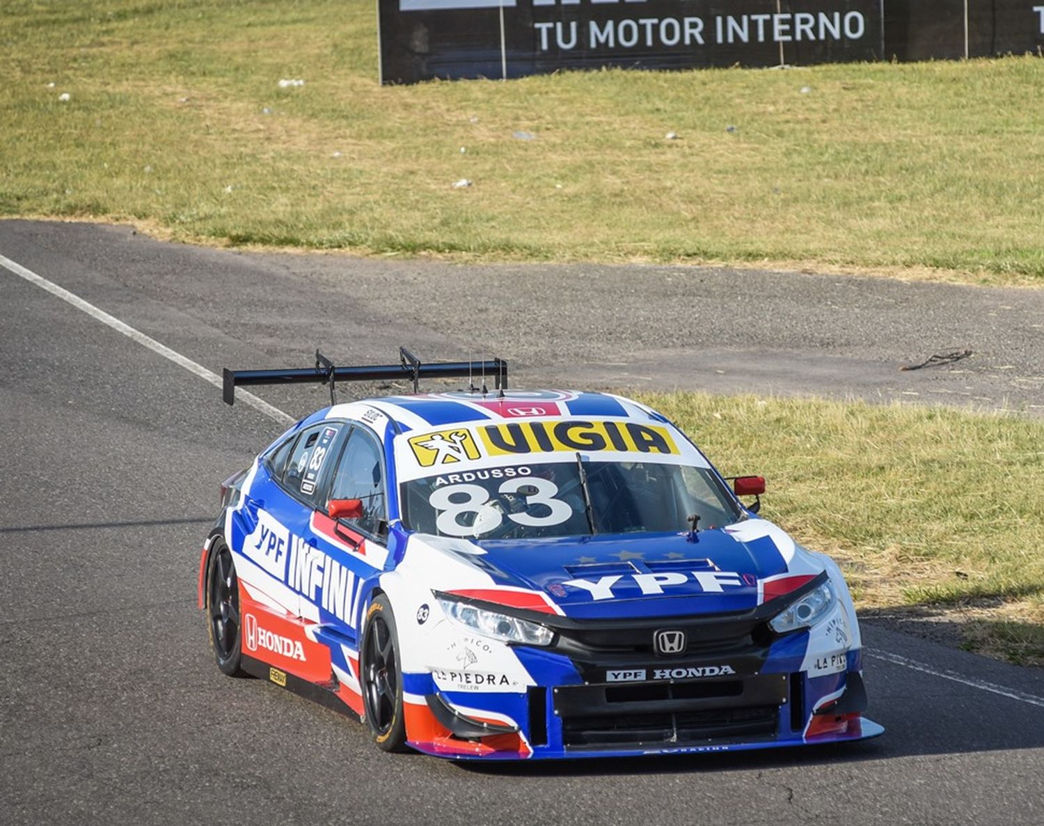 Ardusso fue el mejor en los entrenamientos de ayer.