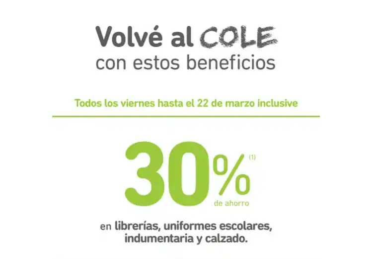 Descuentos de Banco Provincia de hasta 50% para la vuelta al colegio