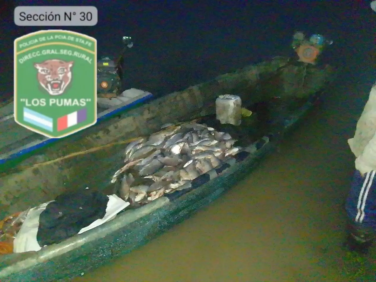 Pescando sábalos en Semana Santa y sin habilitación: recibieron una infracción por incumplir la veda