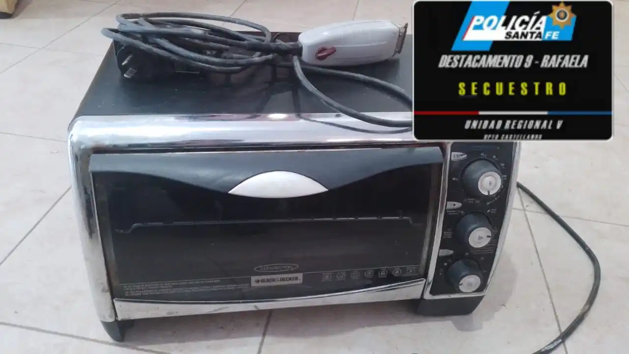 Rafaela: un joven en situación de calle robó electrodomésticos y los escondió, pero la policía los recuperó