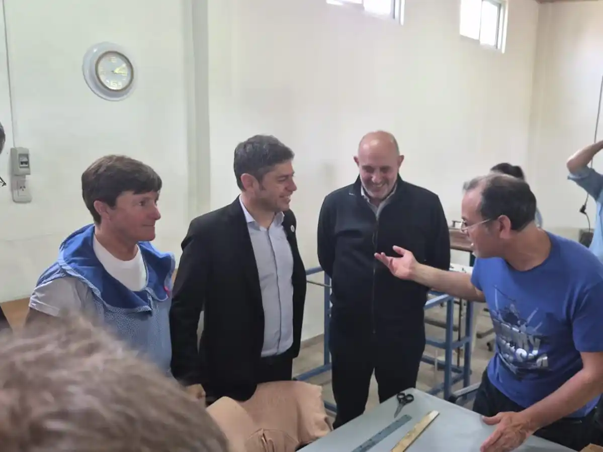 Kicillof y Alexis Guerrera
