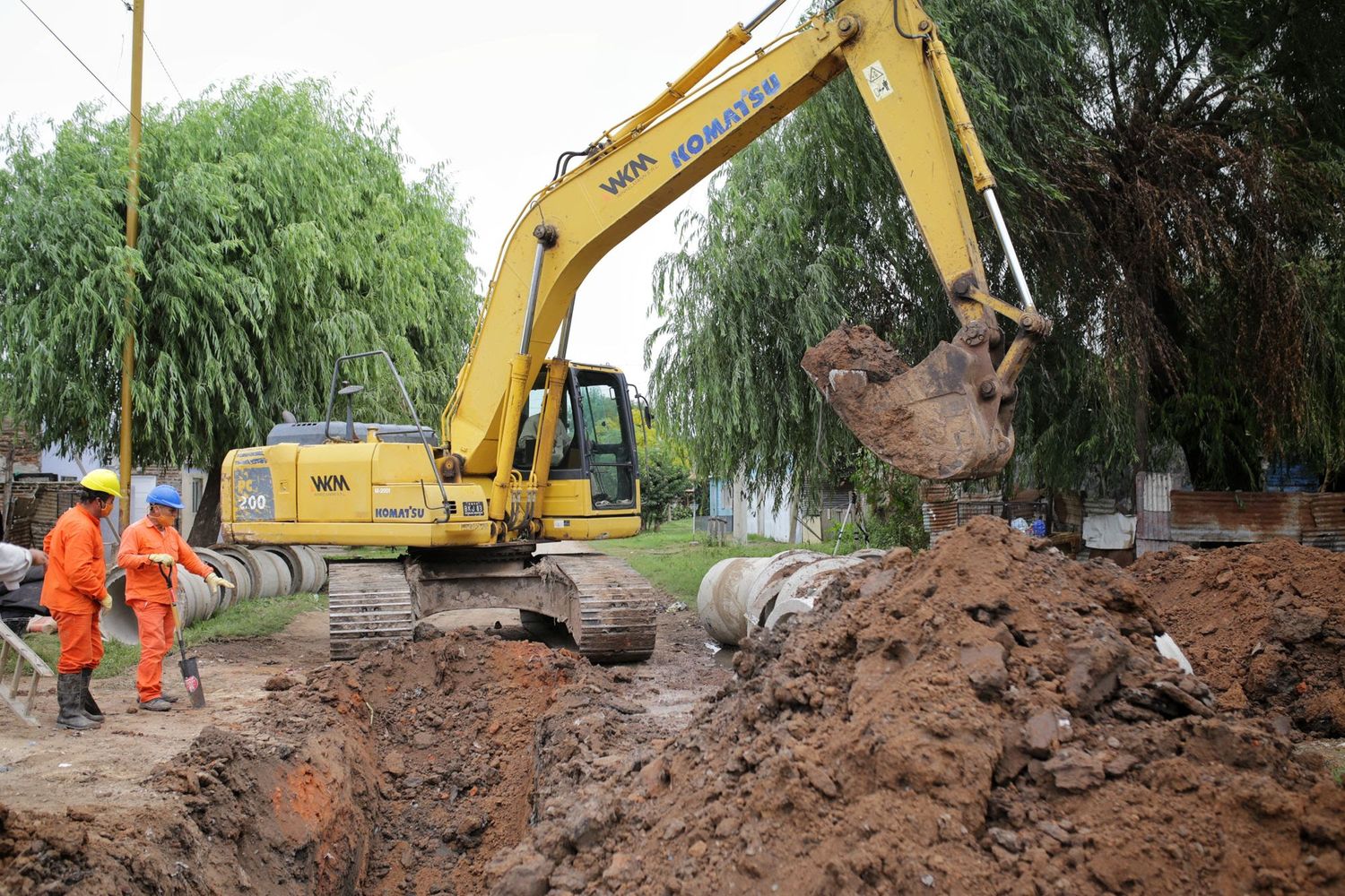 Comenzaron las obras en barrio a Las Lomas y Cabal