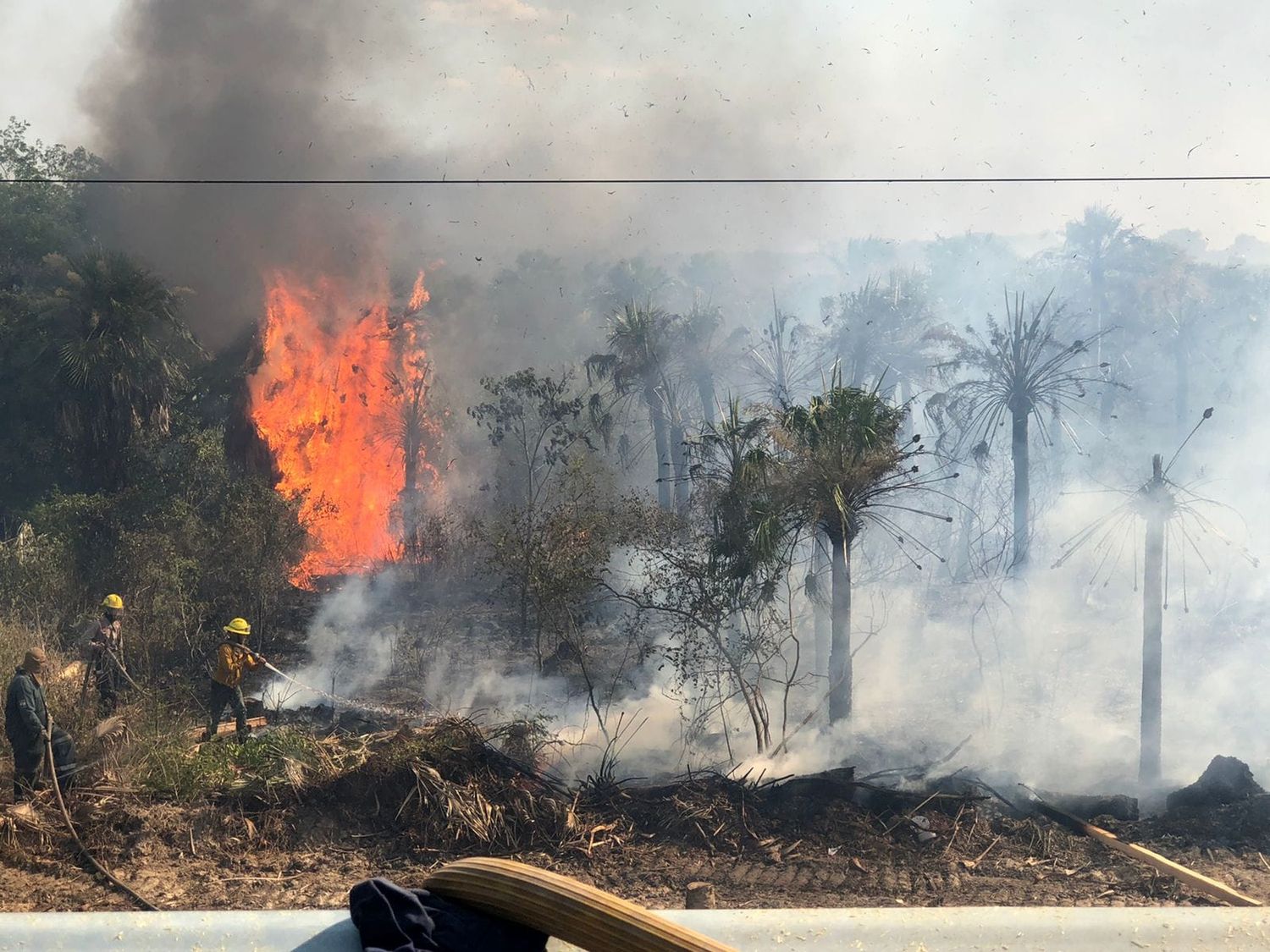 Aseguran que el humo que se registra en la ciudad proviene de Paraguay