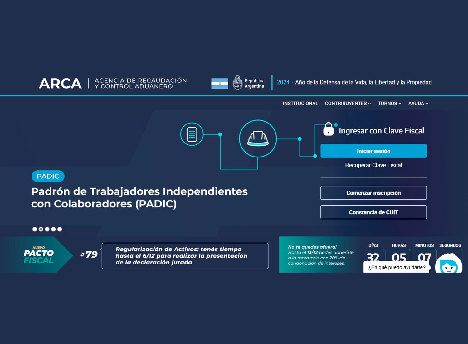 ARCA, la ex AFIP, puso en funcionamiento su nueva portada en la página web