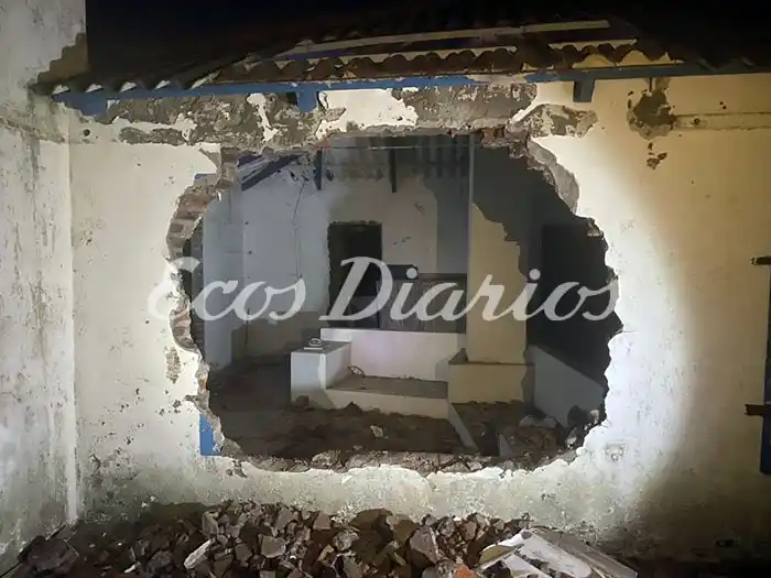Robo e intento de usurpación en una casa