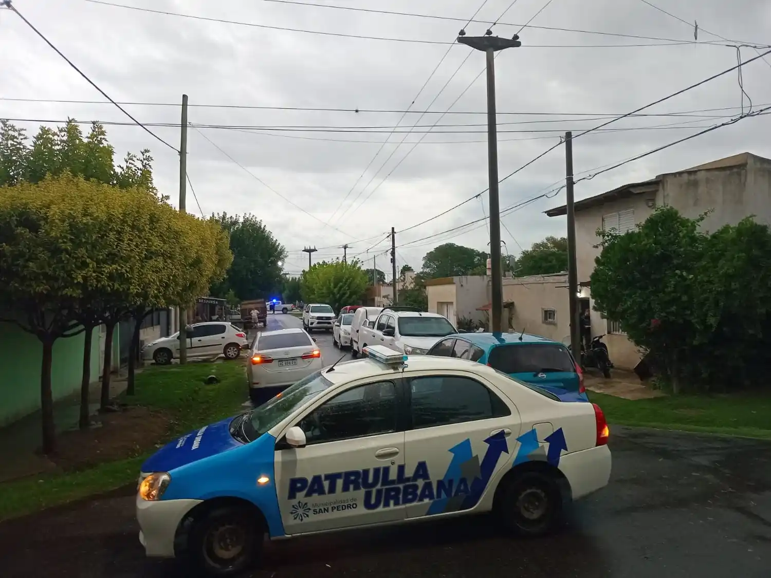 Había procedimientos en distintos puntos de la ciudad.