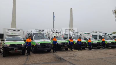 ¿A dónde se destinarán las 20 ambulancias que se entregaron en Gualeguaychú?