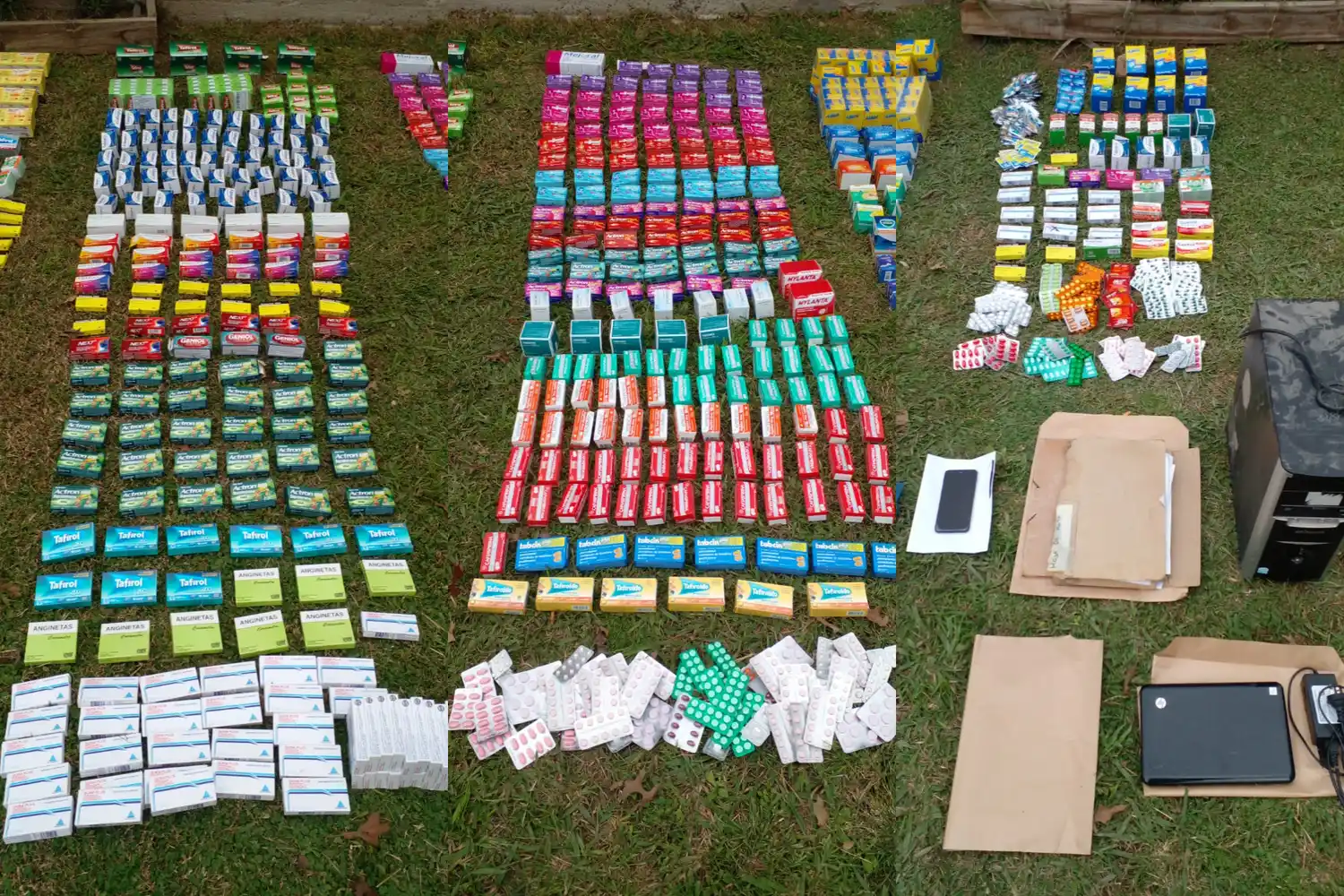 Venta ilegal de medicamentos: valúan en más de $ 2,7 millones lo secuestrado en los allanamientos