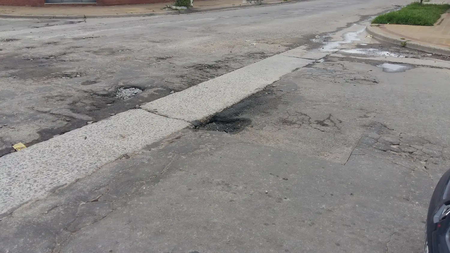 Asfalto intransitable