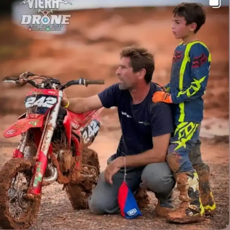 Meritoria participación de Valentino Bogue en la Copa FIM de Minicross en Uruguay