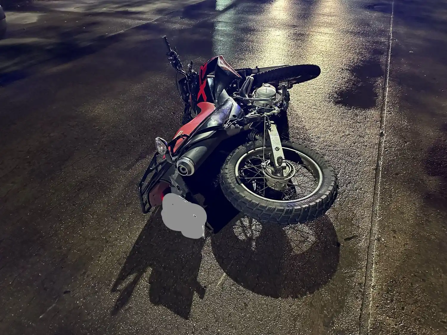 El accidente ocurrió en barrio Hospital.