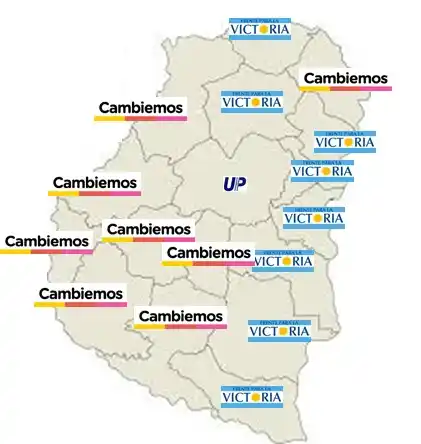 Entre Ríos: Cambiemos se impuso en 8 de los 17 Departamentos  