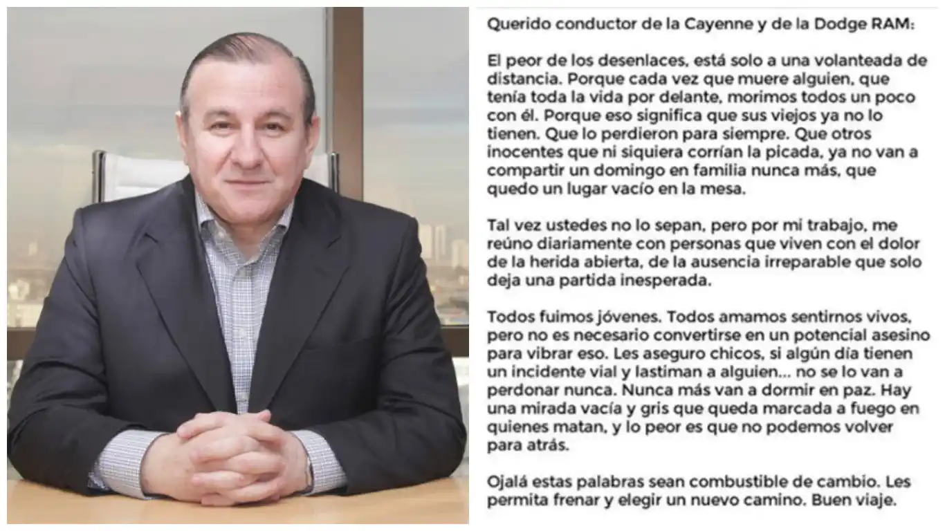 La vergonzosa carta del director de Seguridad Vial a los que se filmaron corriendo picadas