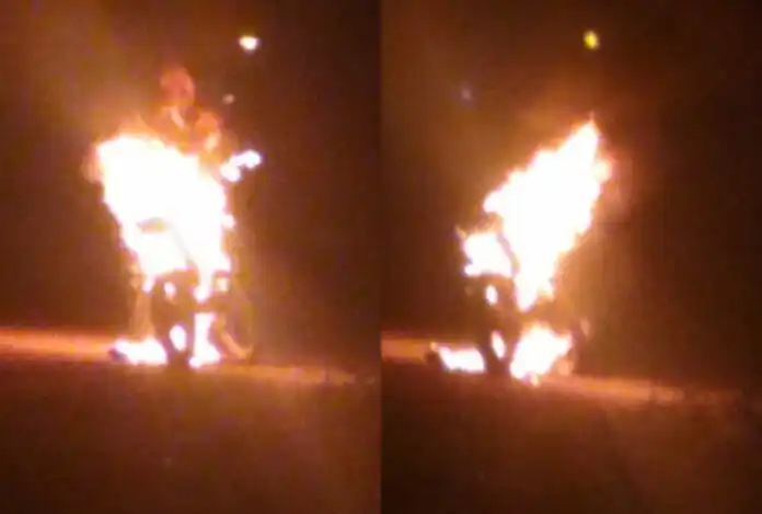 Asesinaron a balazos a un entrerriano y hallaron una moto incendiada en el lugar