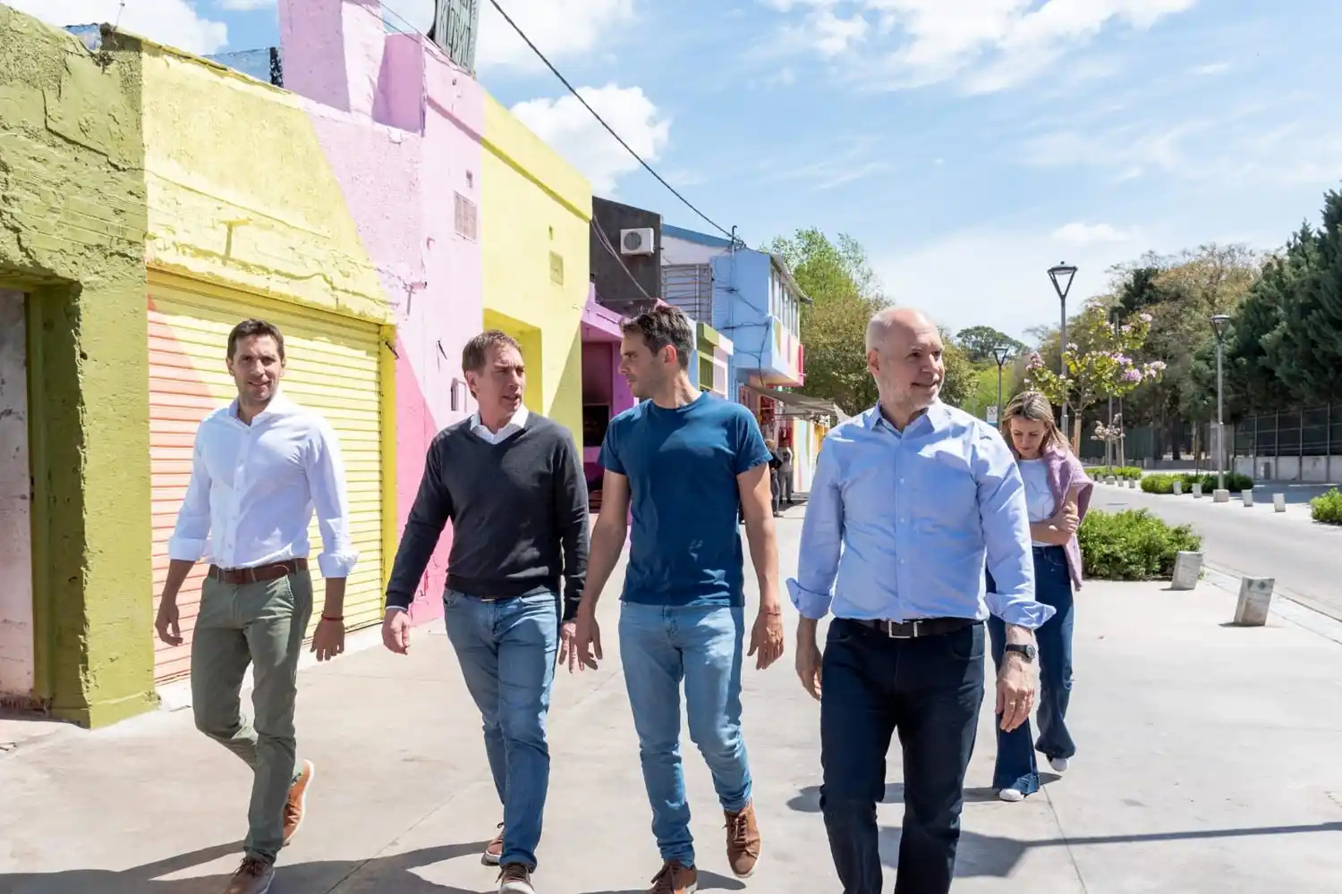 Larreta y Santilli de recorrida por la Segunda Sección: "Hay un gobernador que ha emporado todos los problemas"