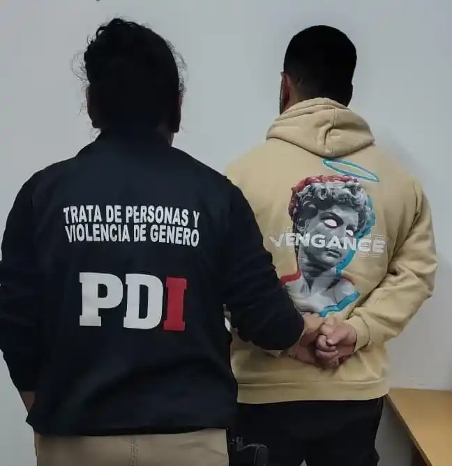 El detenido está acusado de ejercer violencia de género. Foto: Gentileza