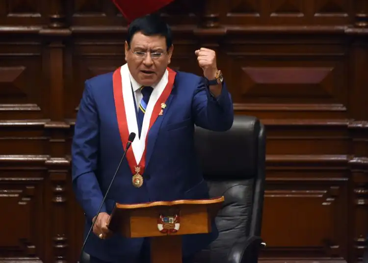 Alejandro Soto, presidente del Congreso de Perú.