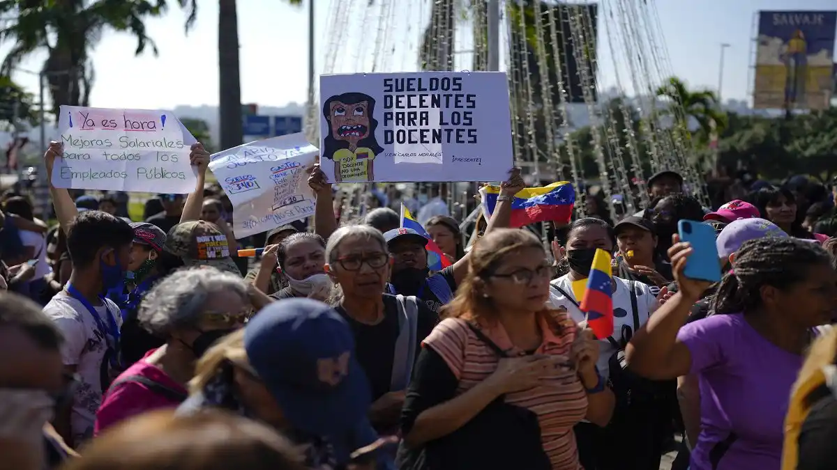 VENEZUELA, EL CUERO SECO: ONG registró casi 7.000 protestas durante el 2023
