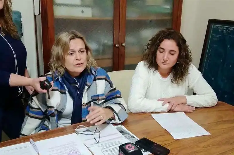 las concejalas María Eugenia Goyechea y Emilia Palomino
