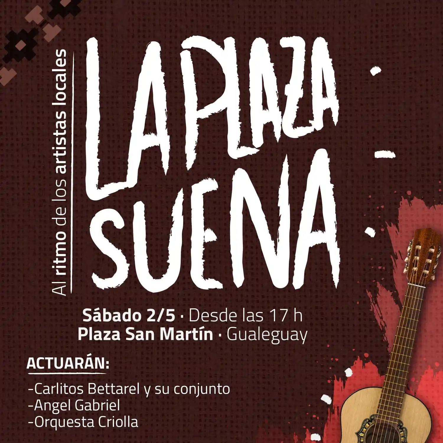 Música, tradición y encuentro: llega “La Plaza Suena”