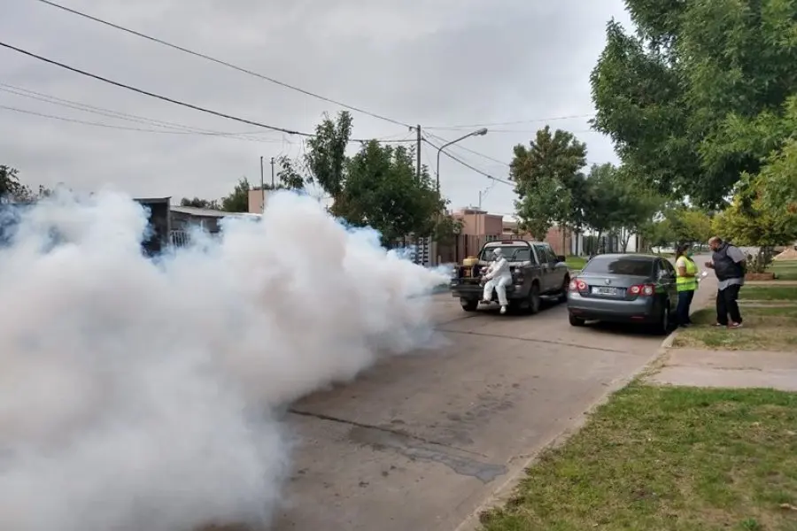 Dengue: Continúa la fumigación espacial