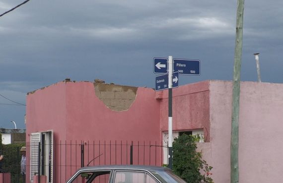 Cuáles fueron los destrozos del temporal de ayer
