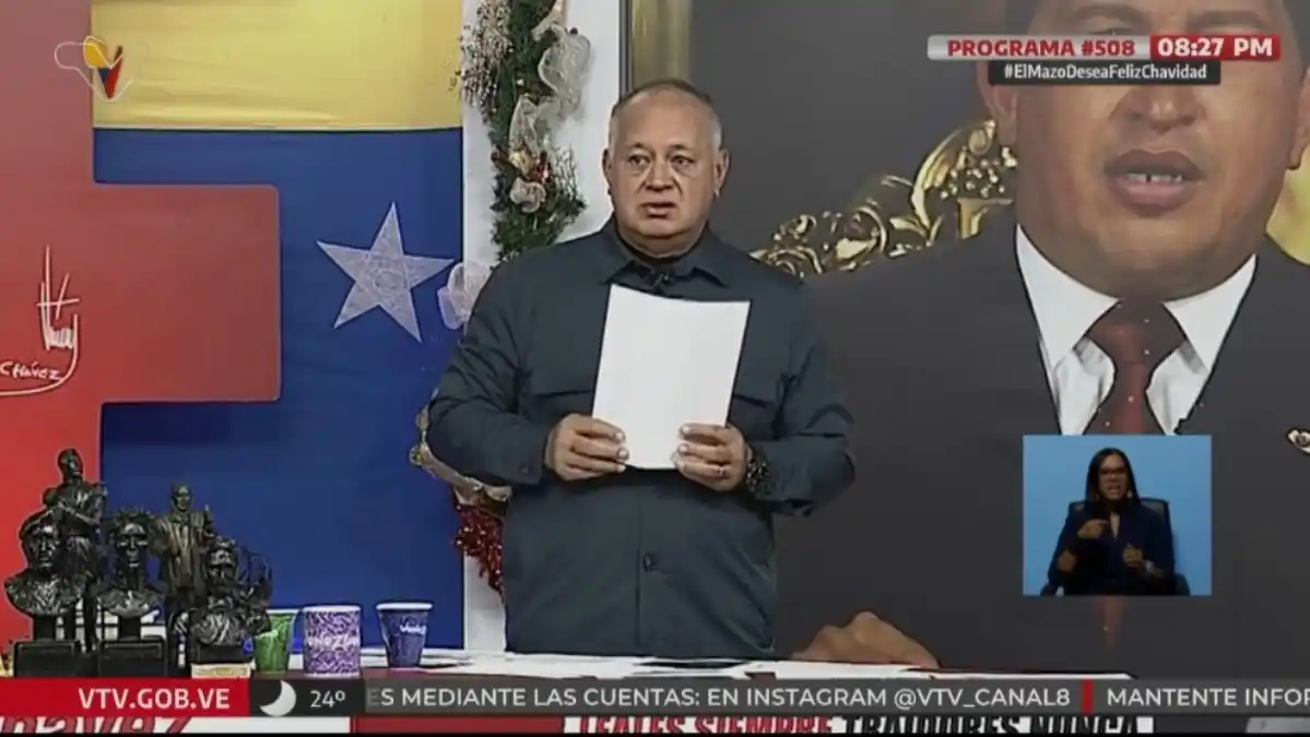 Diosdado Cabello no escatimó calificativos contra María Corina Machado, ¿SE PASÓ?