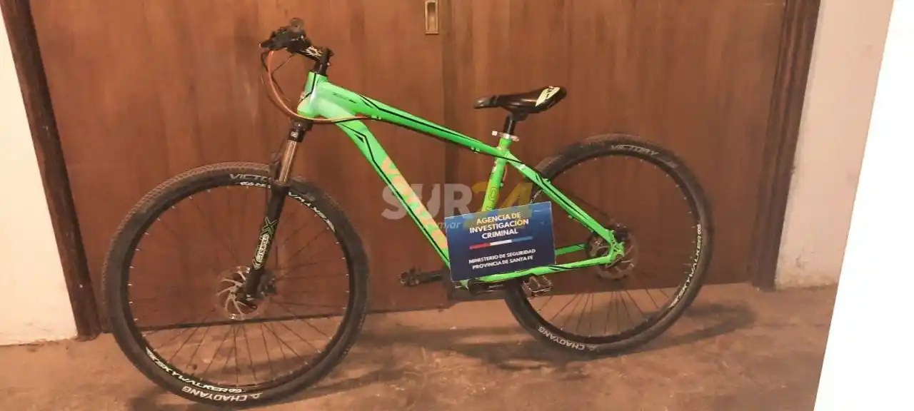 Recuperan bicicleta deportiva robada del club Jorge Newbery