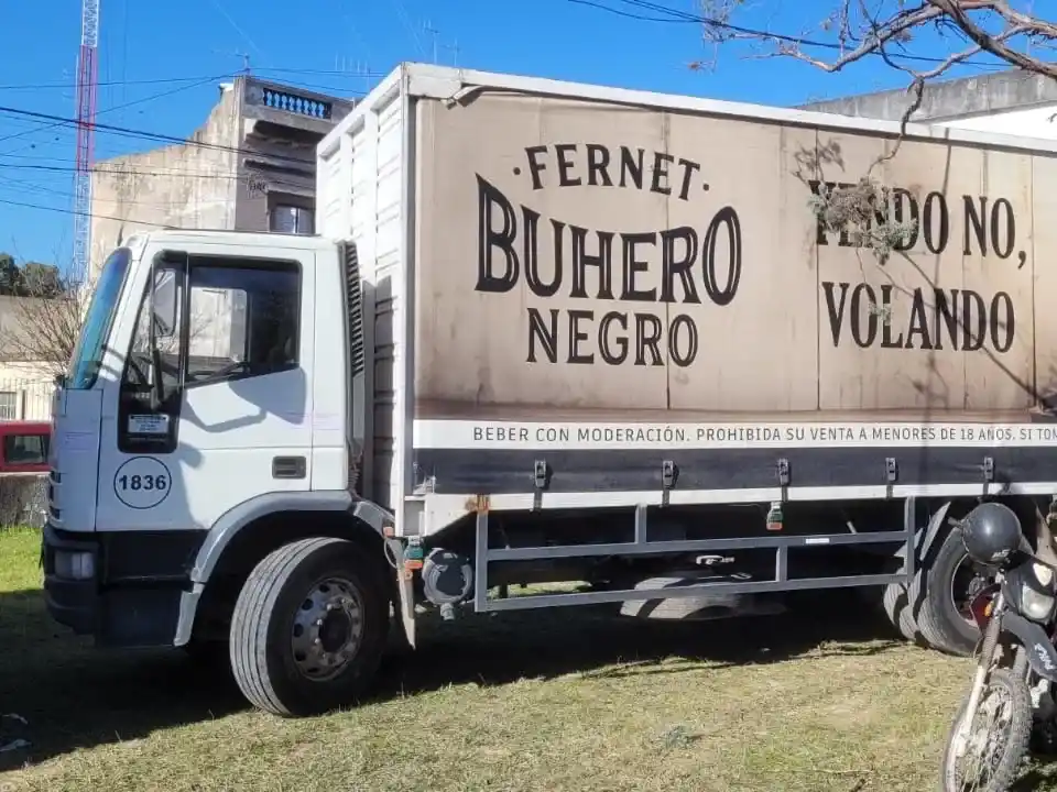 El camión de la empresa Distribuciones Ario SRL estaba en la zona del Polo de Seguridad.