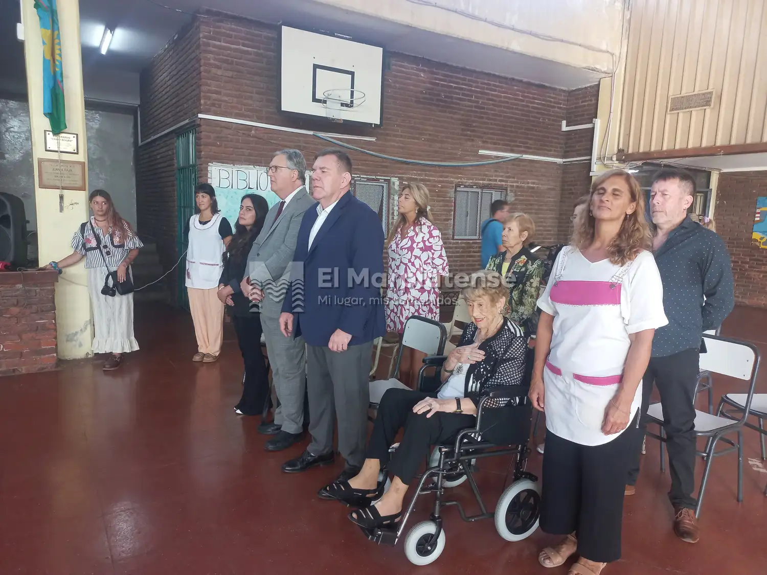 La inauguración se llevó a cabo en la Escuela Municipal N°15.