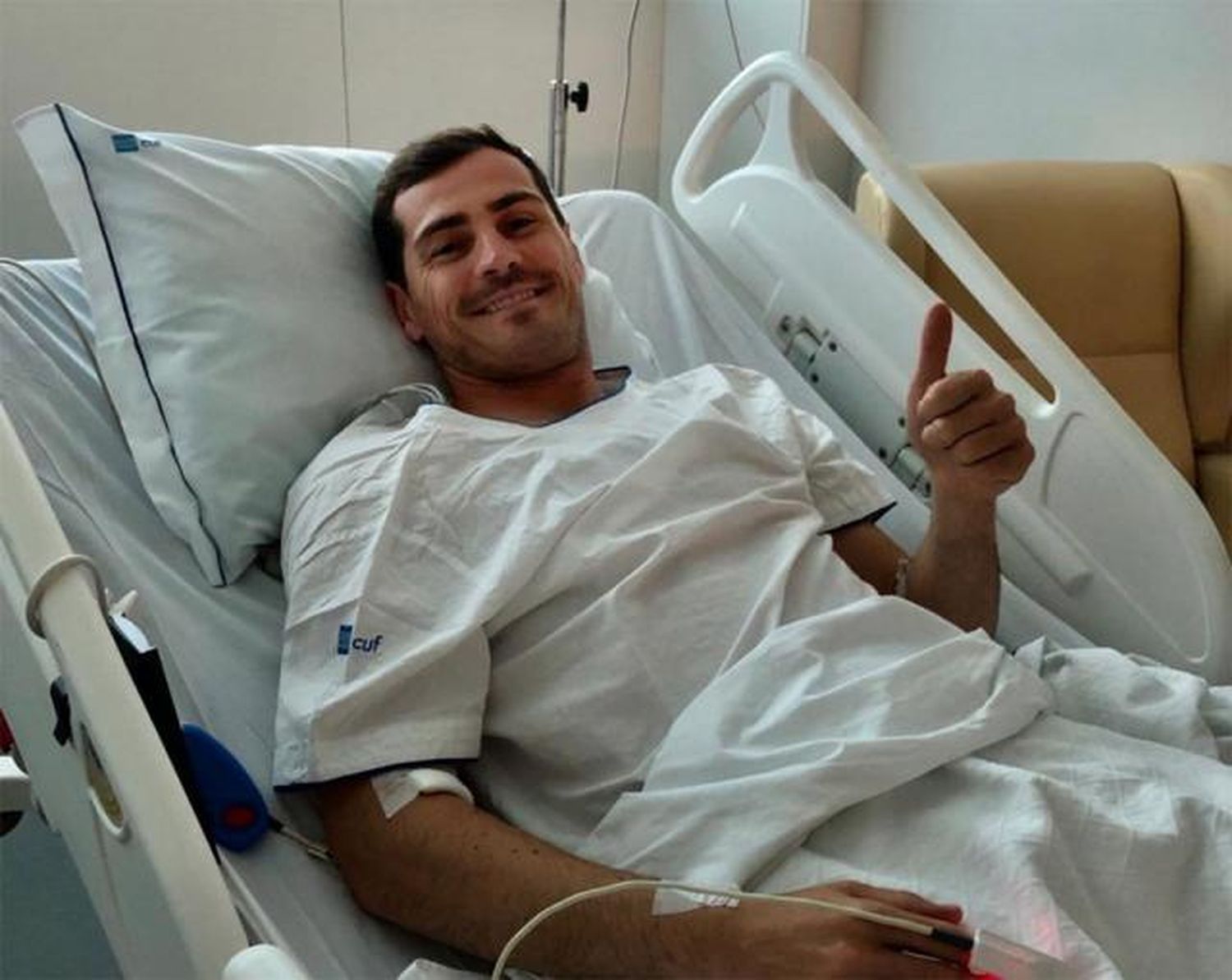 Iker Casillas sufrió un infarto mientras entrenaba en el Porto