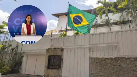 María Corina denuncia escalada contra asilados en la embajada de Argentina