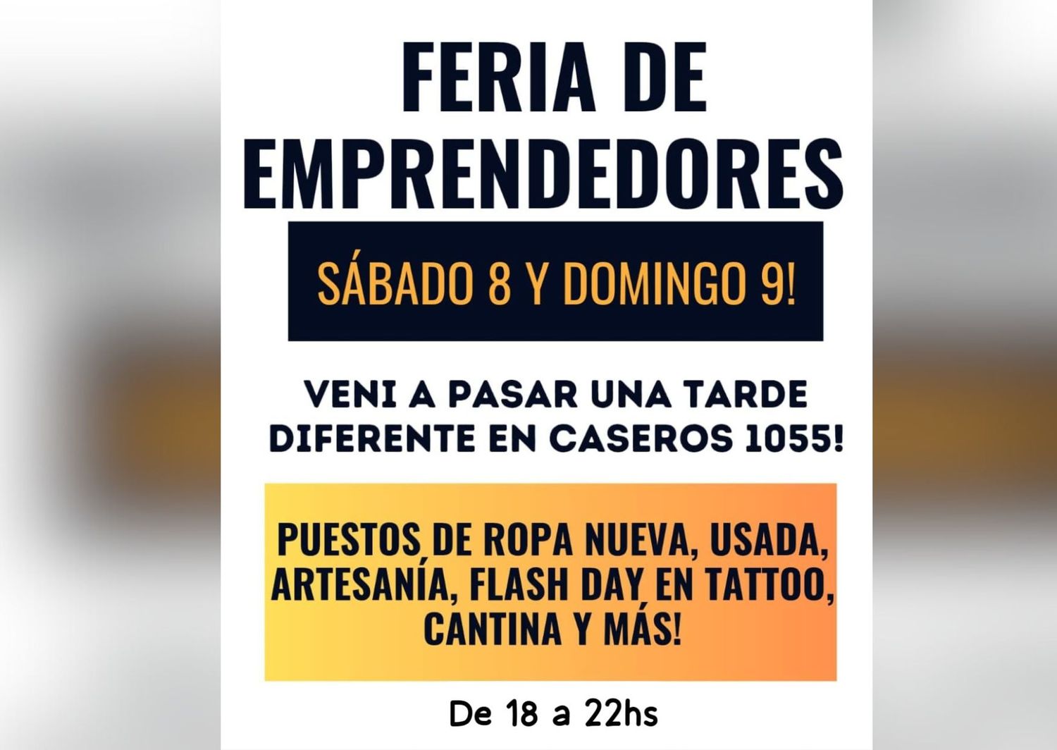 Feria de emprendedores