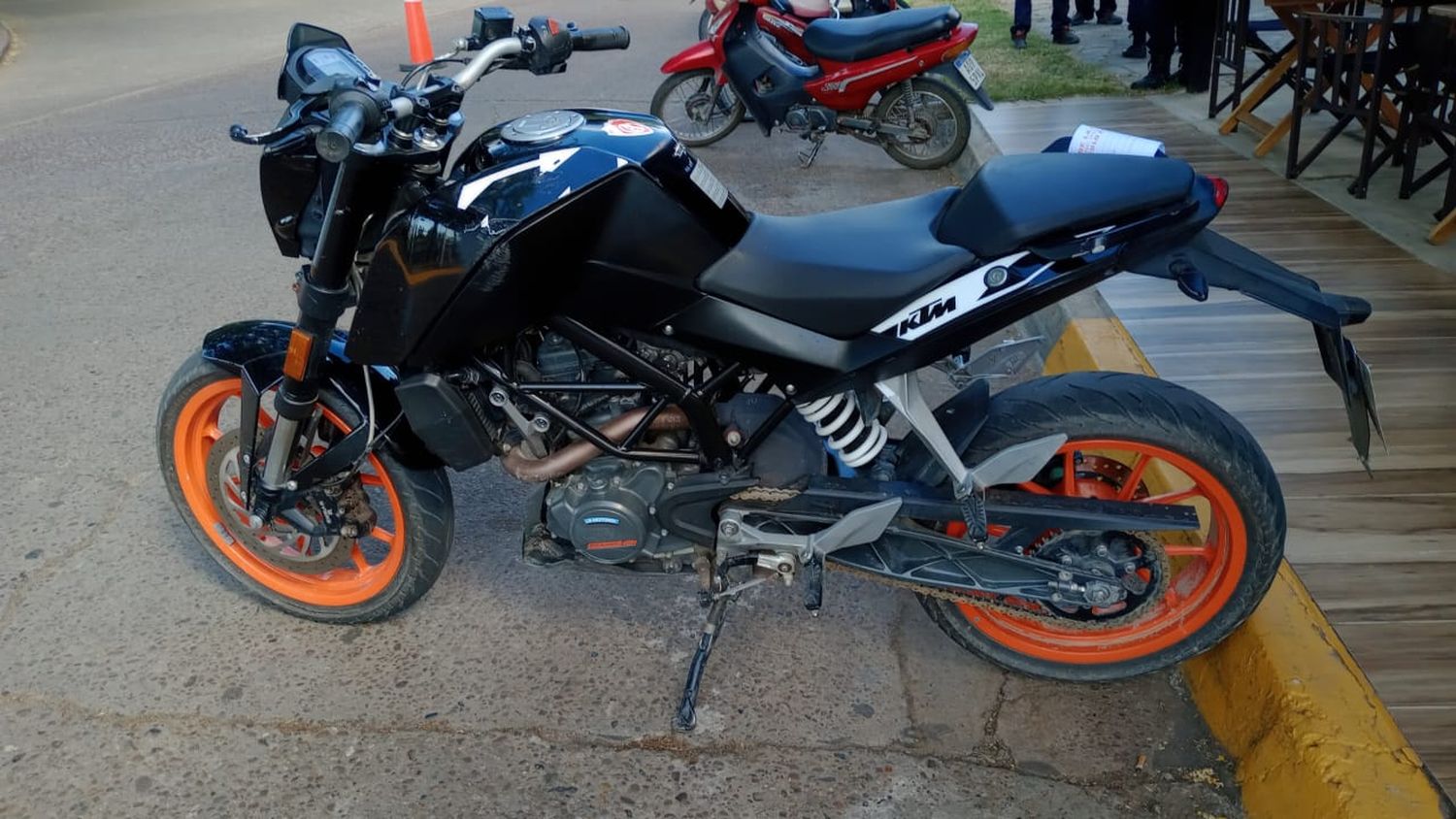 Moto secuestrada