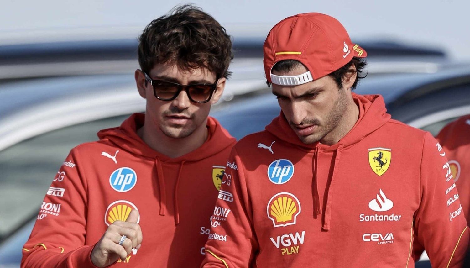 Leclerc y Sainz. El 1 y 2 de Ferrari en el GP de los Estados Unidos de la F1
